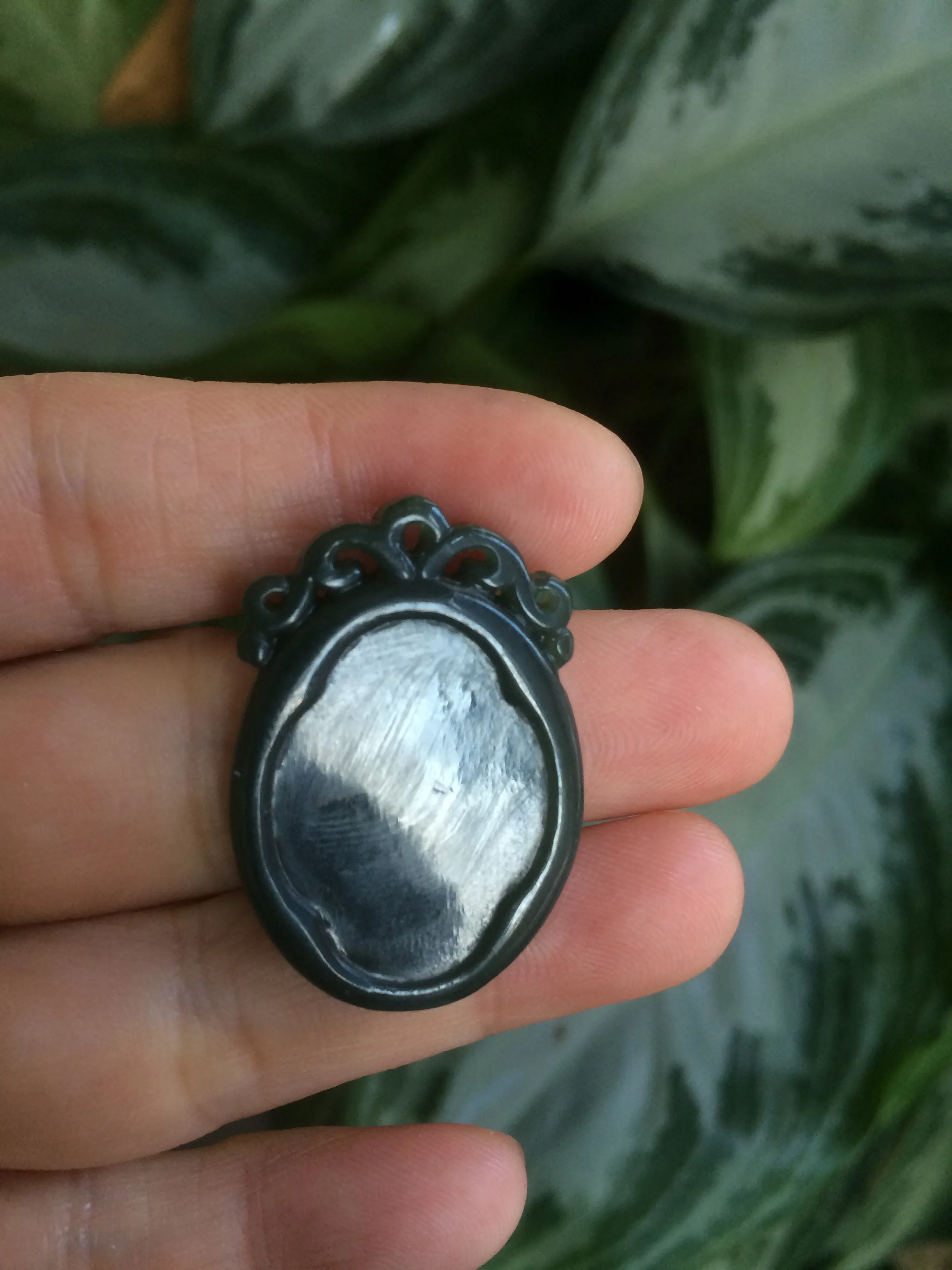 100% Natural dark green/black Hetian Jade blessed fortune pendant HT7 Add on item! not sale individually