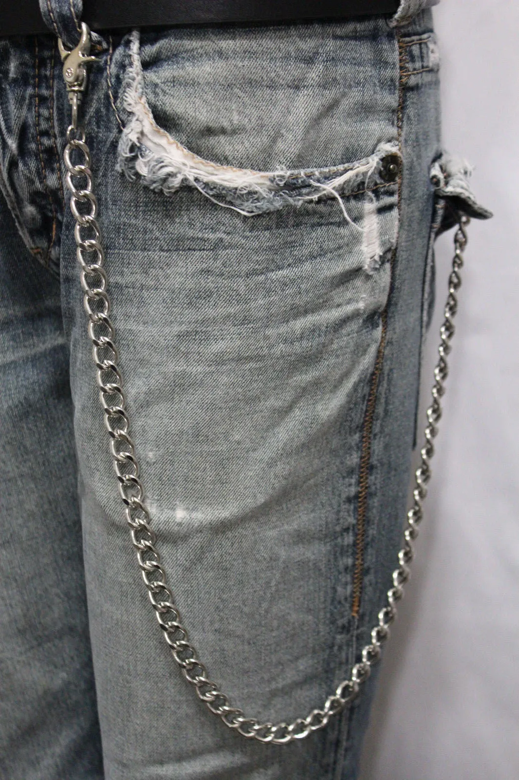 28" Round Link Wallet Chain