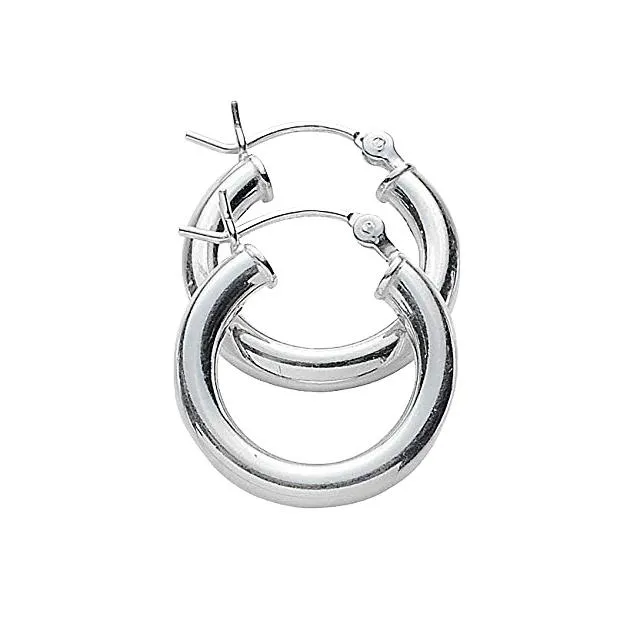 3-Pack: Sterling Silver Hoop Earrings