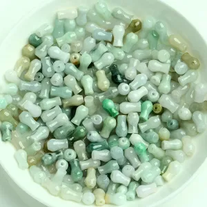 9X5X5mm Natural Jade Beads Jadeite Mixed Colors Bead WBD29