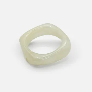 ACRYLIC BANGLE - CREAM