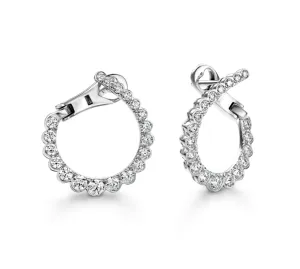 Aerial Regal Diamond Hoops (small)