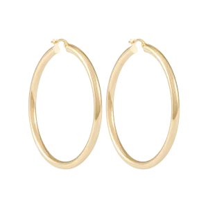 Ailiya Hoop Earrings 9k 45mm - Solid Gold