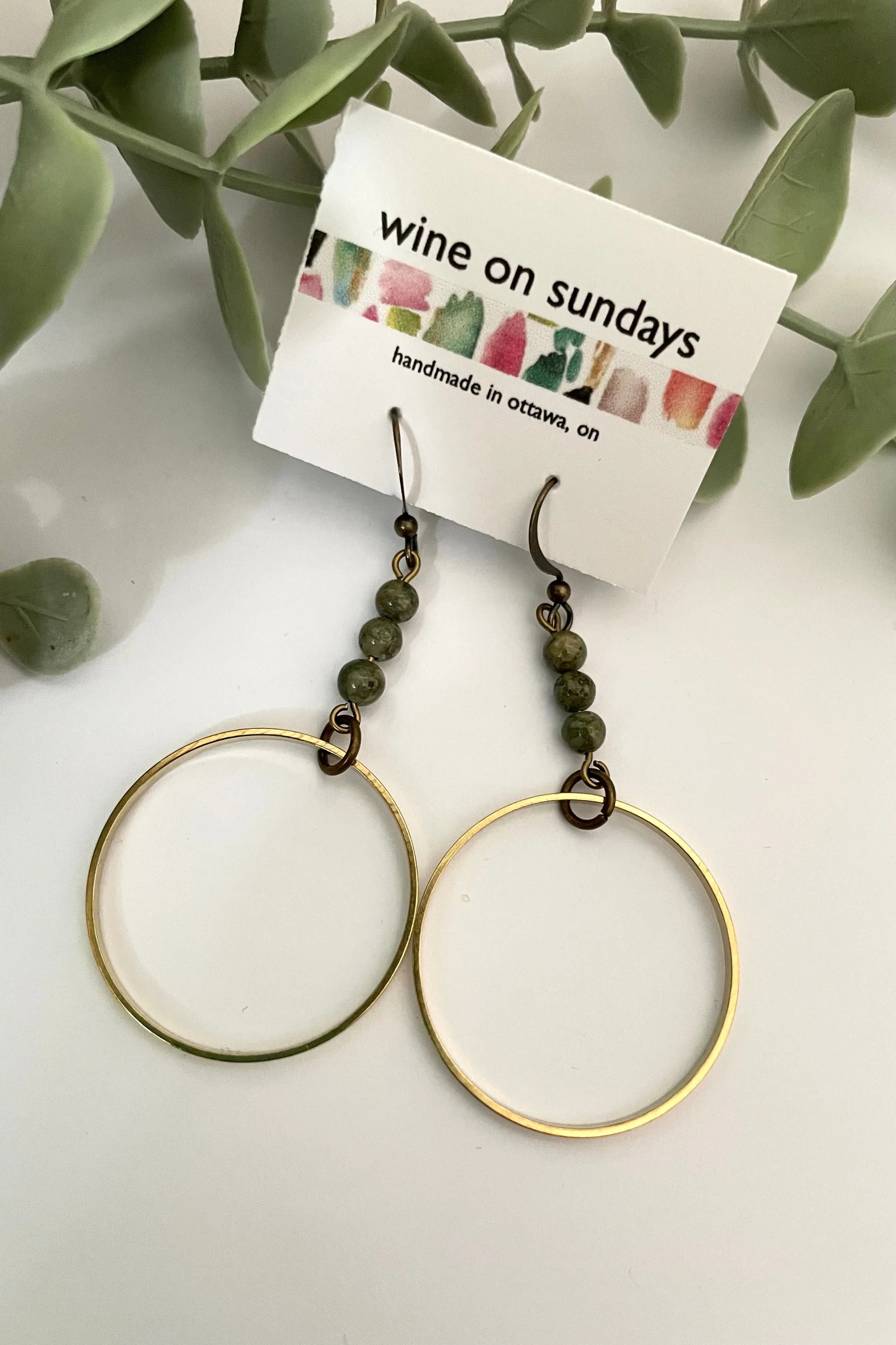 April Hoop Earrings