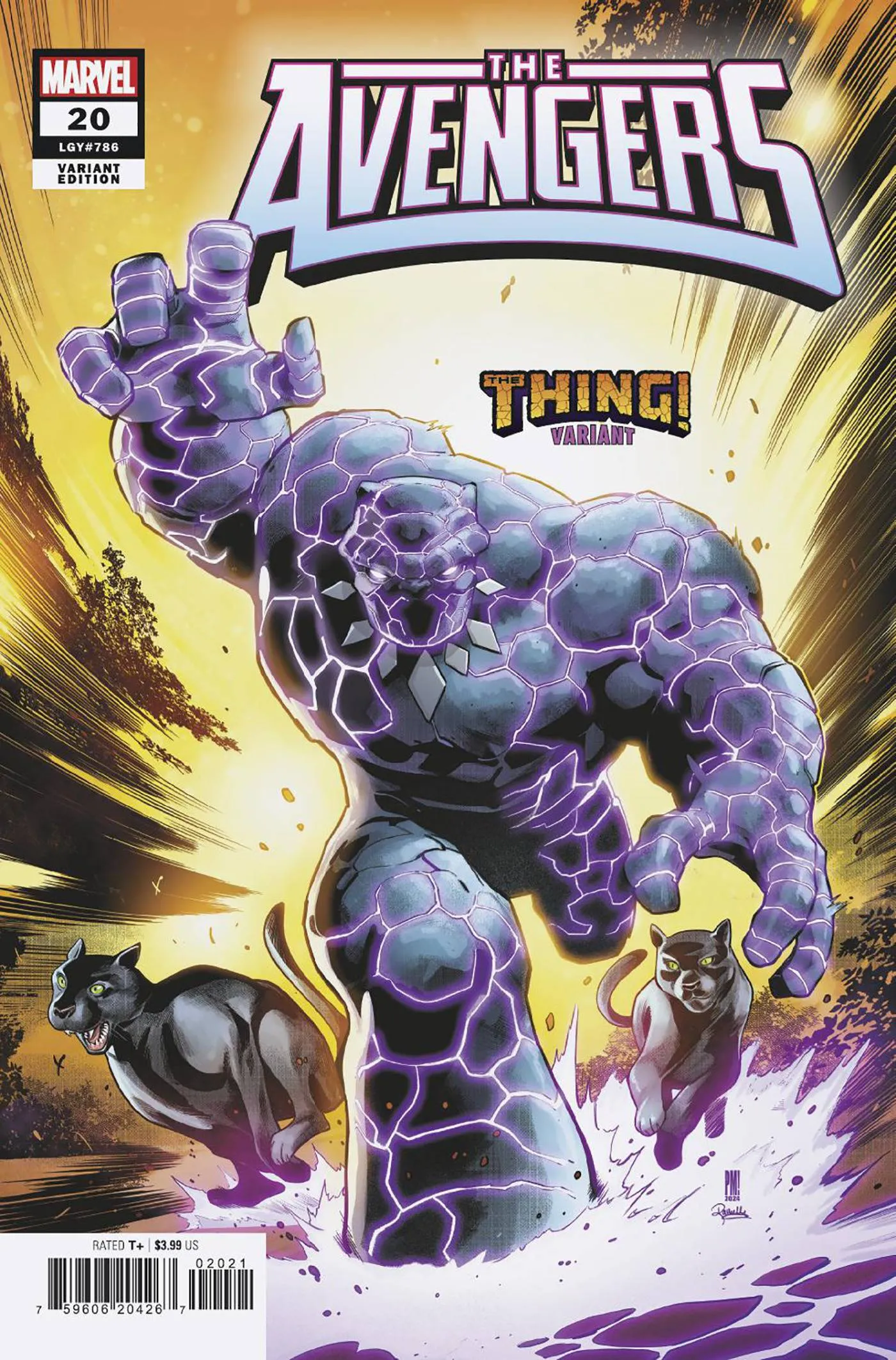 AVENGERS (2023) #20 PACO MEDINA THE THING VAR