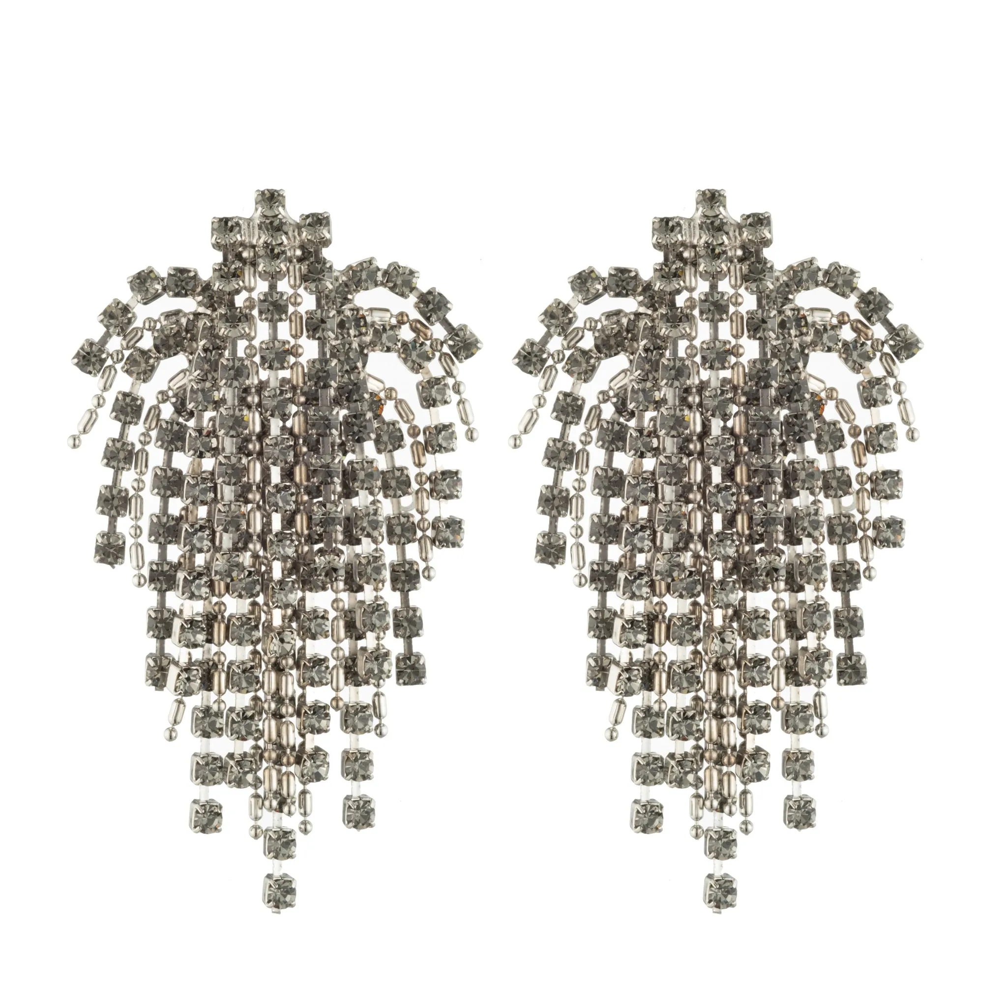 Cecile Black Diamond Earrings