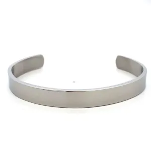 Chahana Engravable Stainless Steel Bangle Bracelet