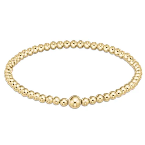 CLASSIC GOLD BEAD BANGLE-BBANCLG4 : 4MM