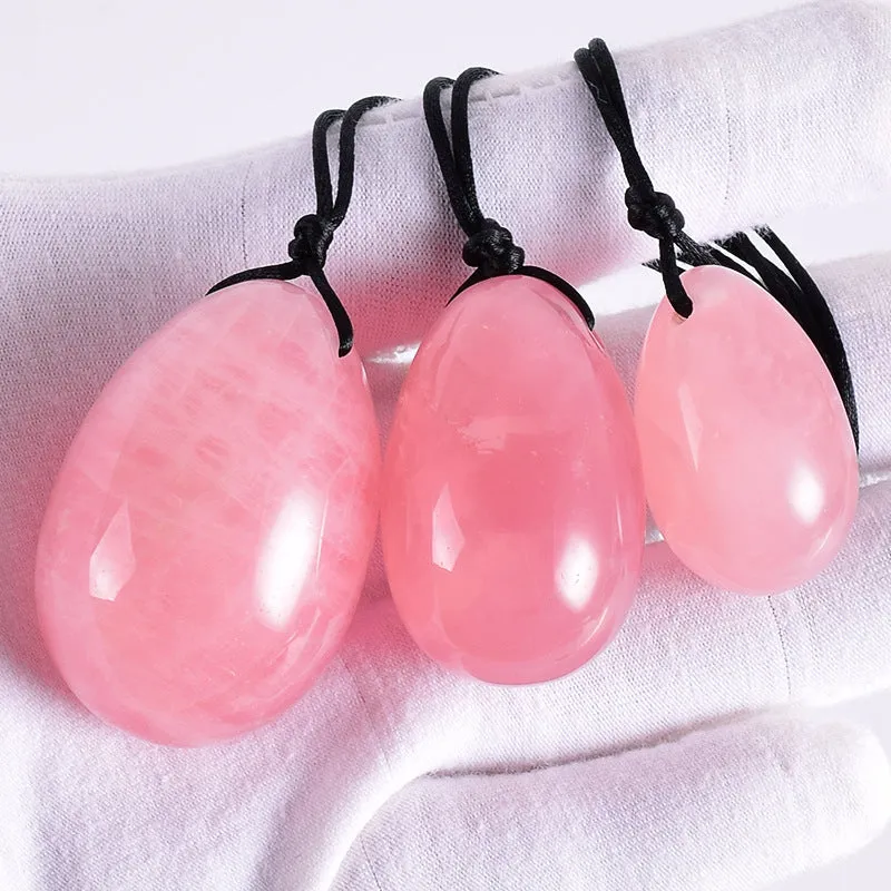 Crystal Massage Ball Egg-Shaped Craft Postpartum Exercise Training Ball Massage Stick Jade Powder