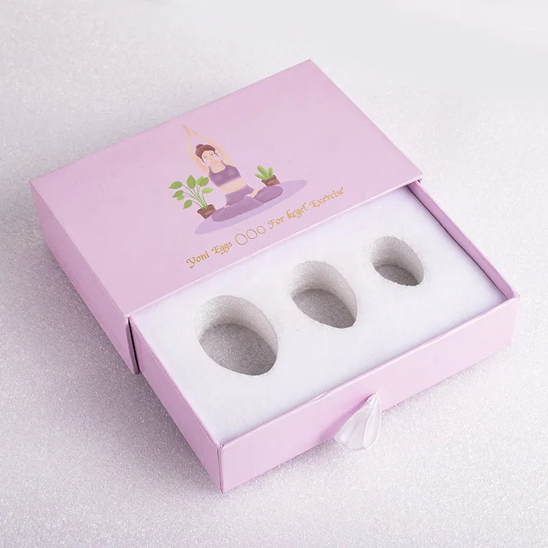 Crystal Massage Ball Egg-Shaped Craft Postpartum Exercise Training Ball Massage Stick Jade Powder