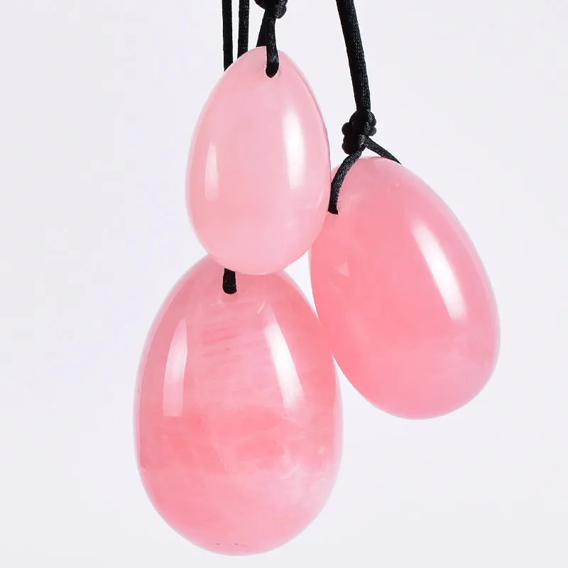 Crystal Massage Ball Egg-Shaped Craft Postpartum Exercise Training Ball Massage Stick Jade Powder