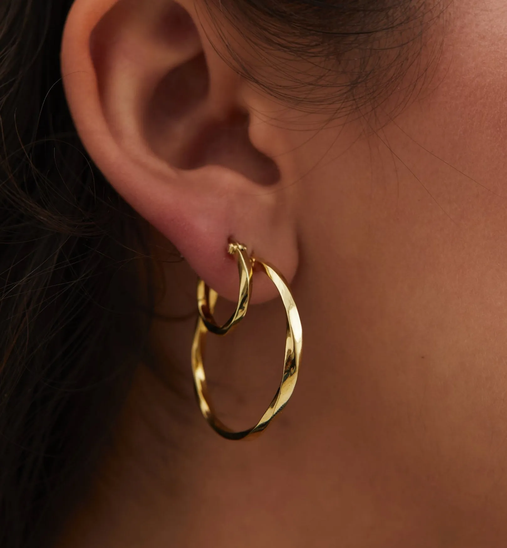 Dazzling Hoop Earrings