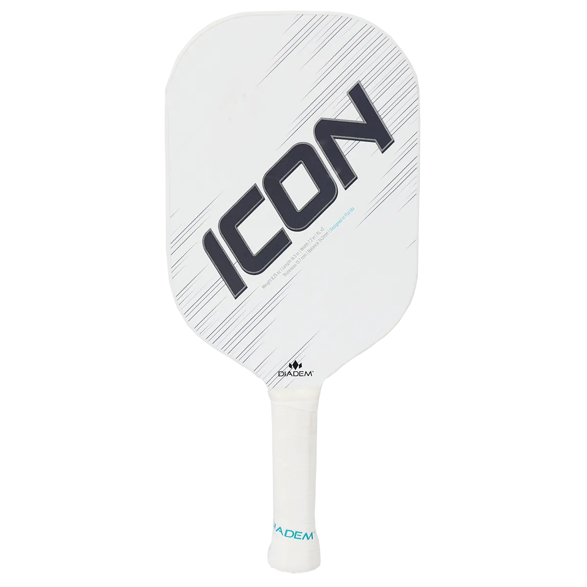 Diadem Icon V2 XL Pickleball Paddle White