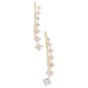 Diamond Climber Earrings