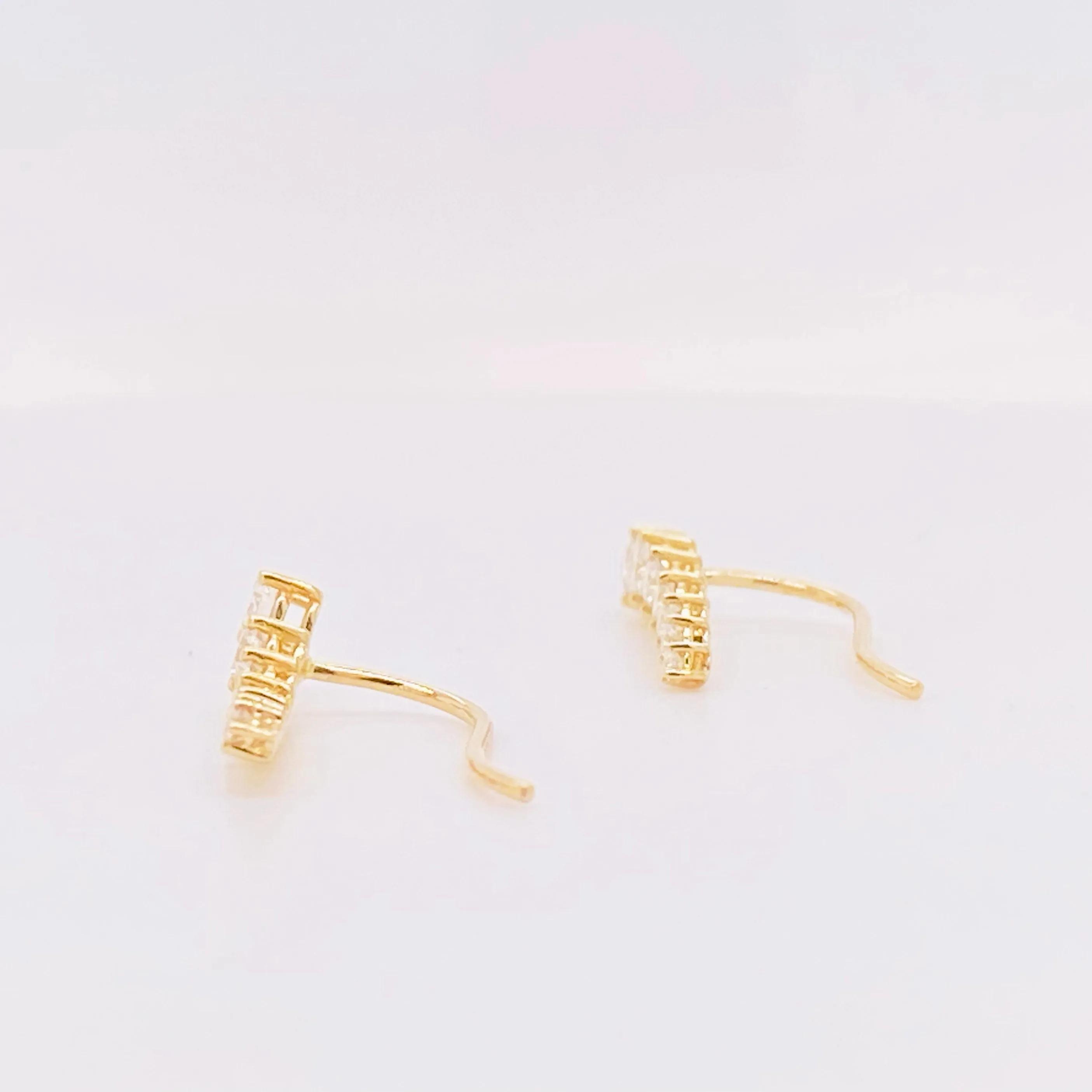 Diamond Climber Earrings