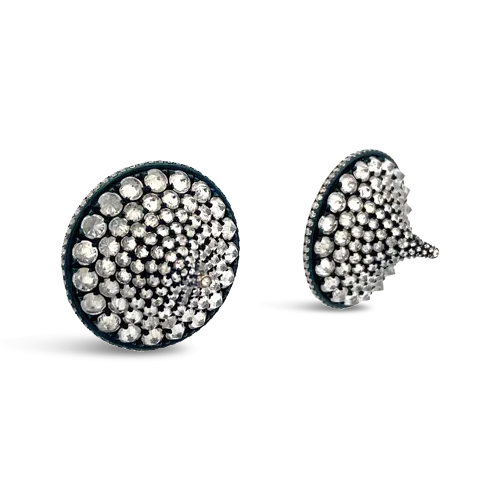 Diamond "Kiss" Estate Earrings