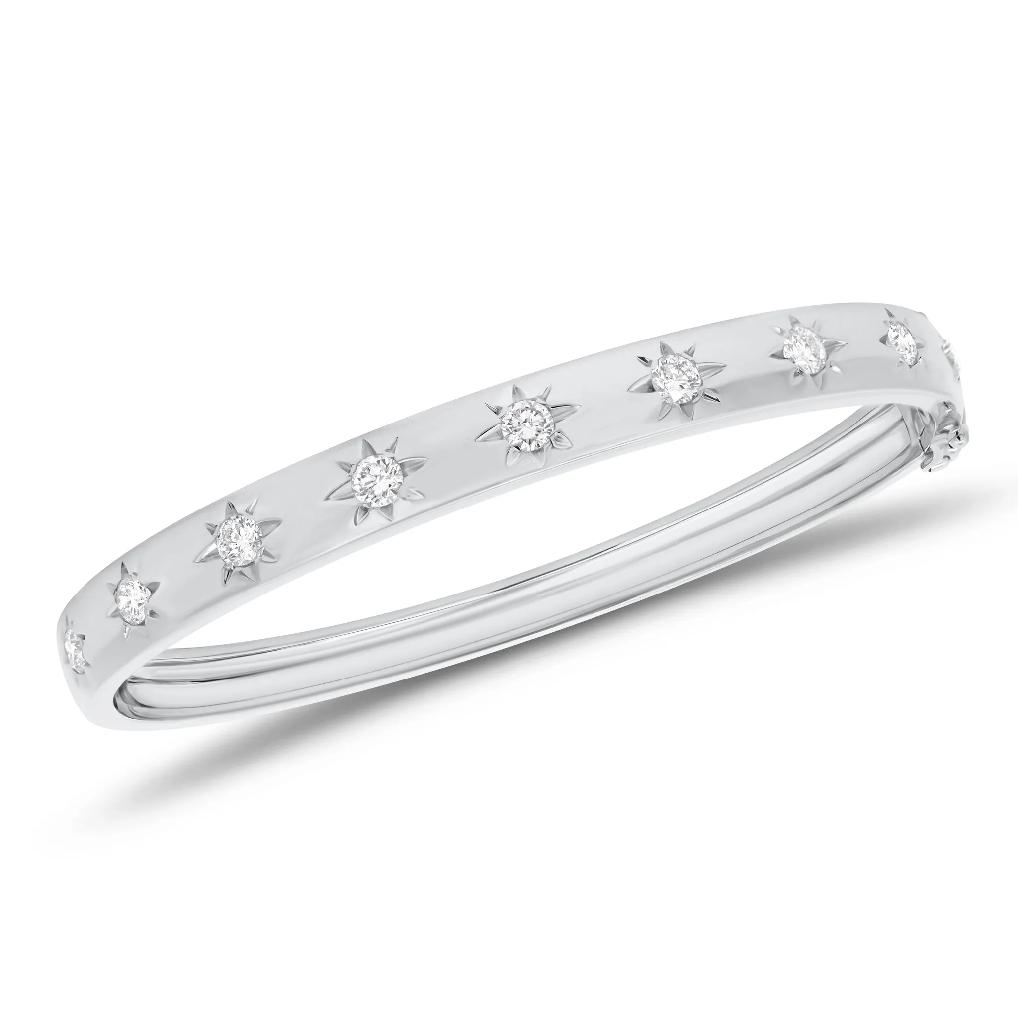 Diamond Suns Bangle Bracelet