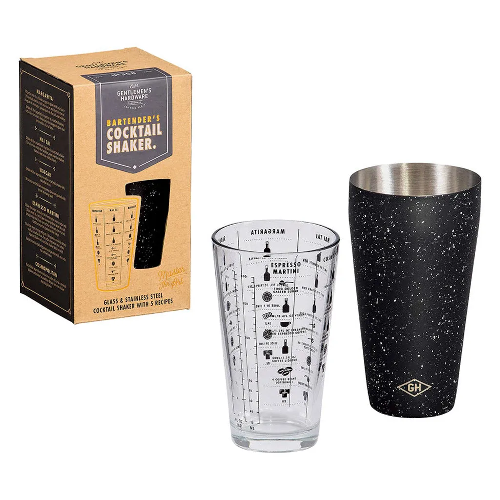 Gentlemen's Hardware Bartenders Cocktail Shaker