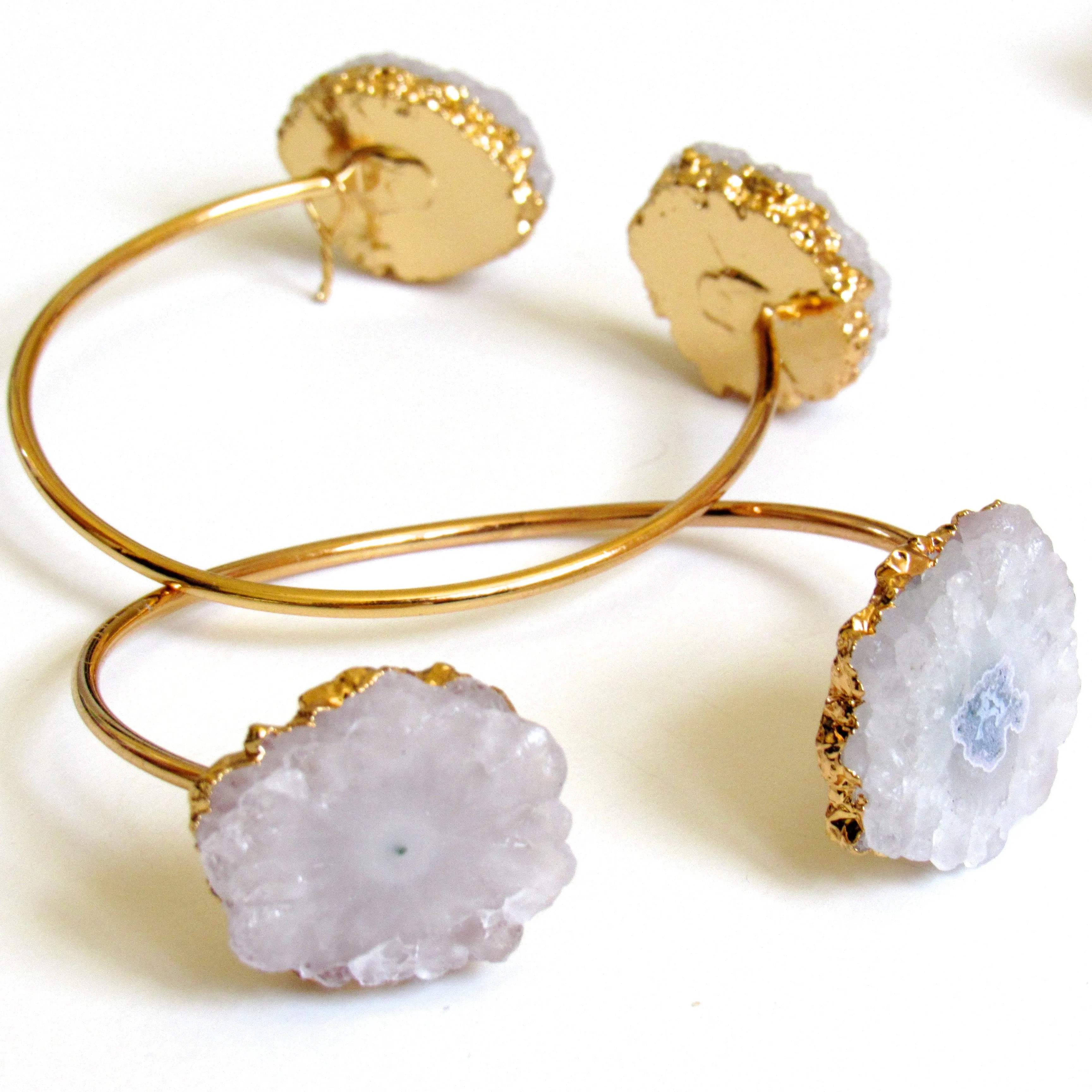 Golden Solar Quartz Bangles