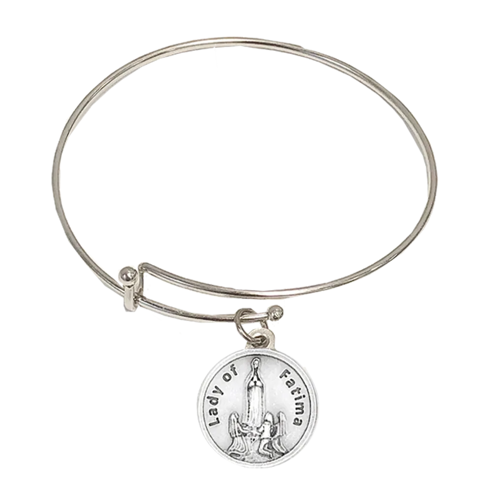 Lady of Fatima Bangle Bracelet