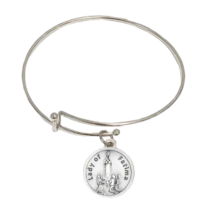 Lady of Fatima Bangle Bracelet