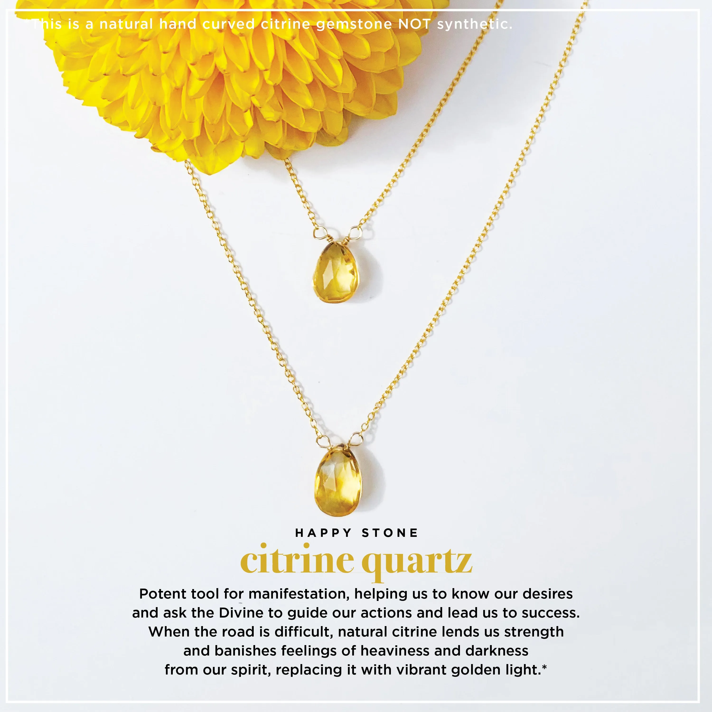 Lola Sunshine Citrine Drops