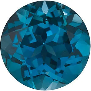 Loose 4.25ct BR Cut Blue Topaz