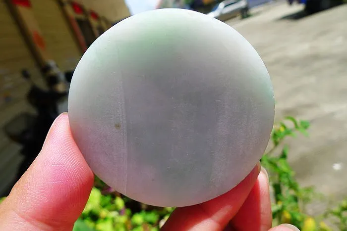 Natural Jade Rough Jadeite Raw (111g,5.3X1.45cm)