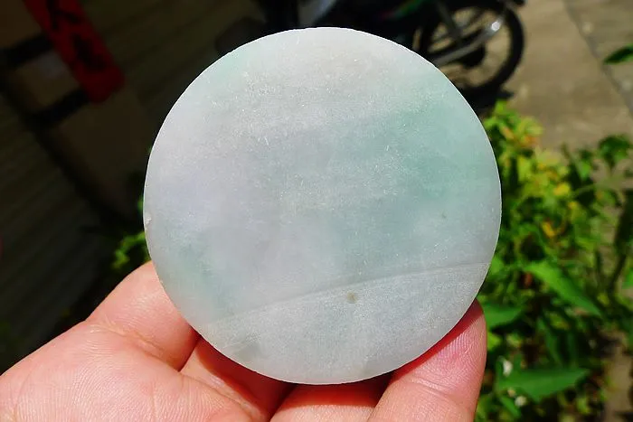 Natural Jade Rough Jadeite Raw (111g,5.3X1.45cm)