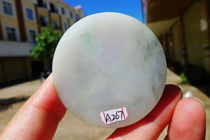 Natural Jade Rough Jadeite Raw (123g,5.2X1.7cm)