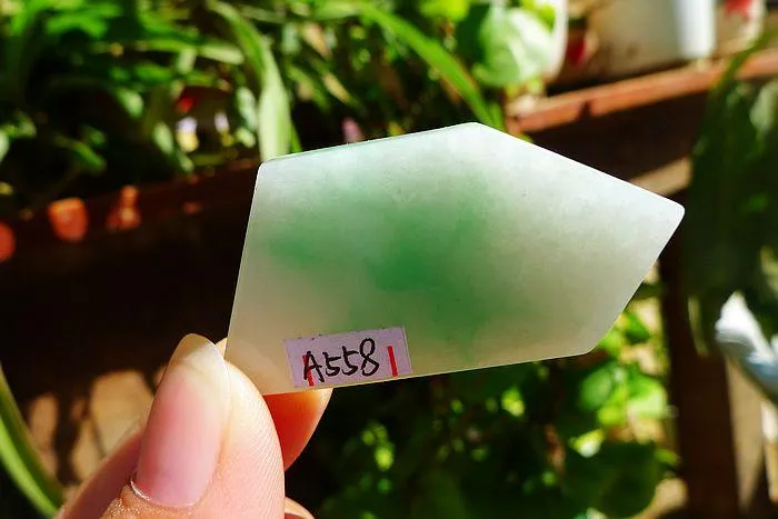 Natural Jade Rough Jadeite Raw (13.5g,4.1X2.3X0.45cm)