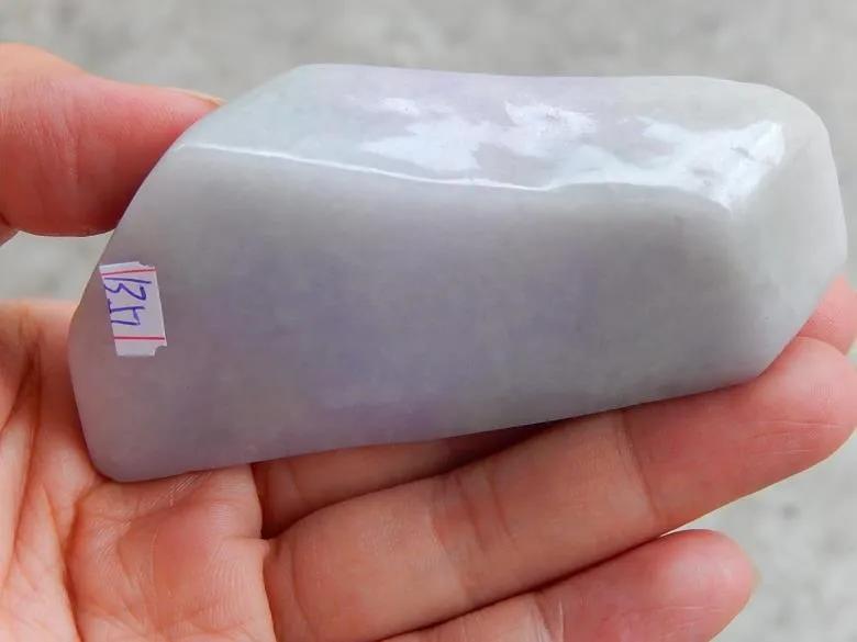 Natural Jade Rough Jadeite Raw (145g, 80X38X19.6mm)