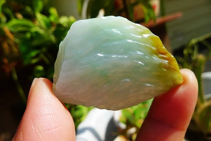 Natural Jade Rough Jadeite Raw (19g,4.4X3X0.7cm)