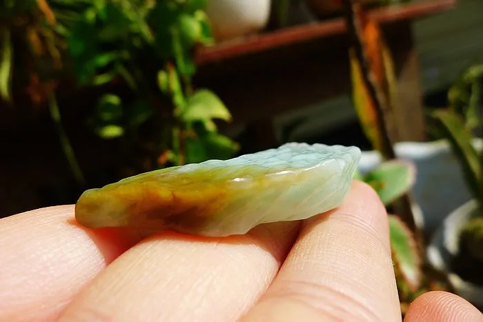 Natural Jade Rough Jadeite Raw (19g,4.4X3X0.7cm)