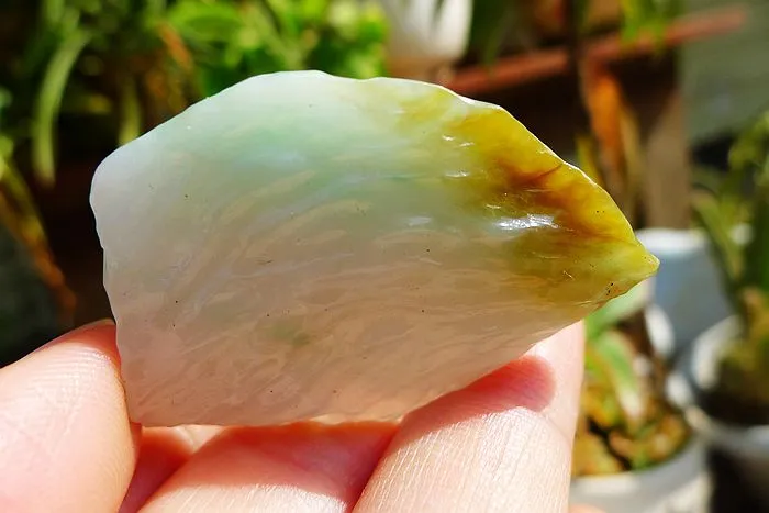 Natural Jade Rough Jadeite Raw (19g,4.4X3X0.7cm)