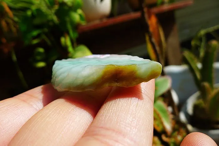 Natural Jade Rough Jadeite Raw (19g,4.4X3X0.7cm)