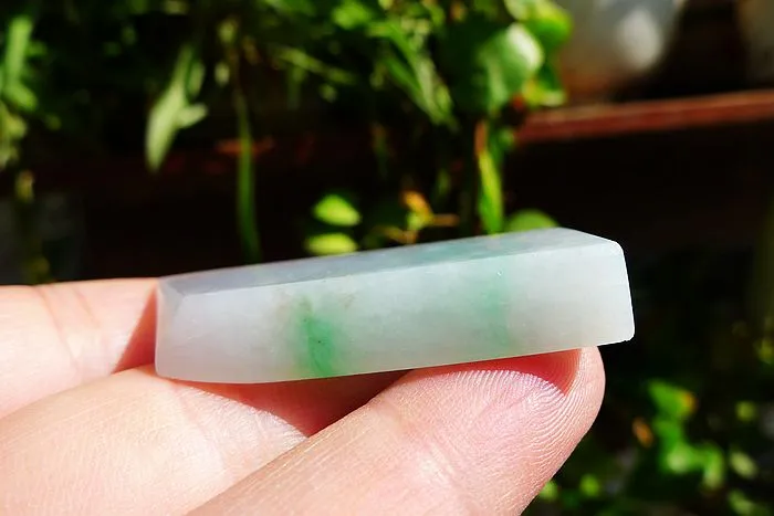 Natural Jade Rough Jadeite Raw (19g,4.8X2X0.8cm)