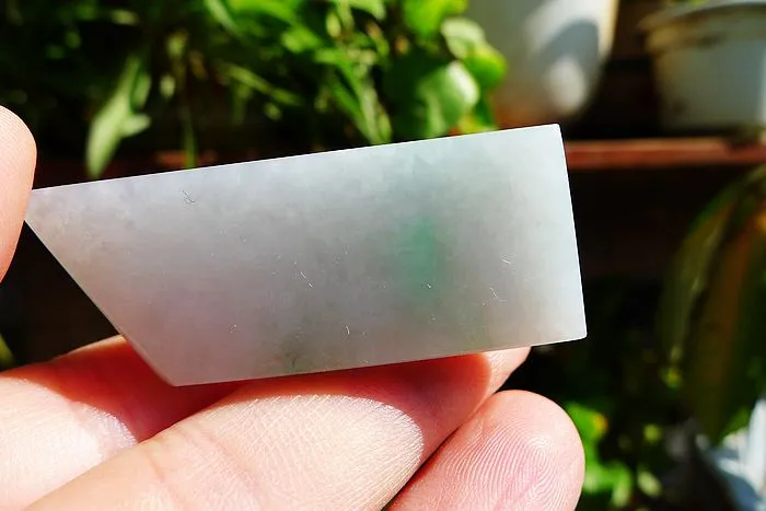 Natural Jade Rough Jadeite Raw (19g,4.8X2X0.8cm)