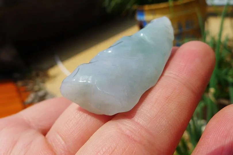 Natural Jade Rough Jadeite Raw (21g,4.2X2X1.4cm)