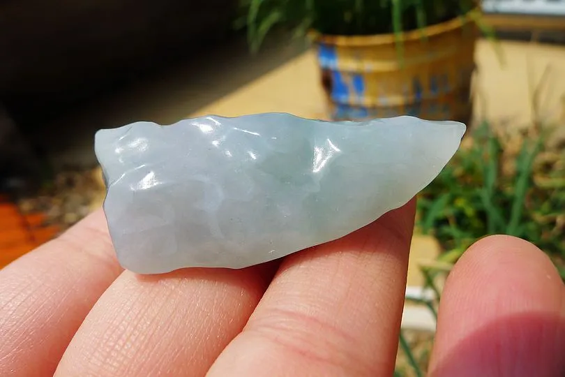 Natural Jade Rough Jadeite Raw (21g,4.2X2X1.4cm)