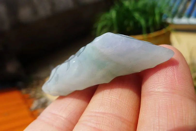 Natural Jade Rough Jadeite Raw (21g,4.2X2X1.4cm)