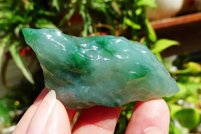 Natural Jade Rough Jadeite Raw (22g,5.7X2.5X0.8cm)