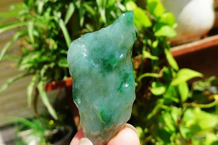 Natural Jade Rough Jadeite Raw (22g,5.7X2.5X0.8cm)