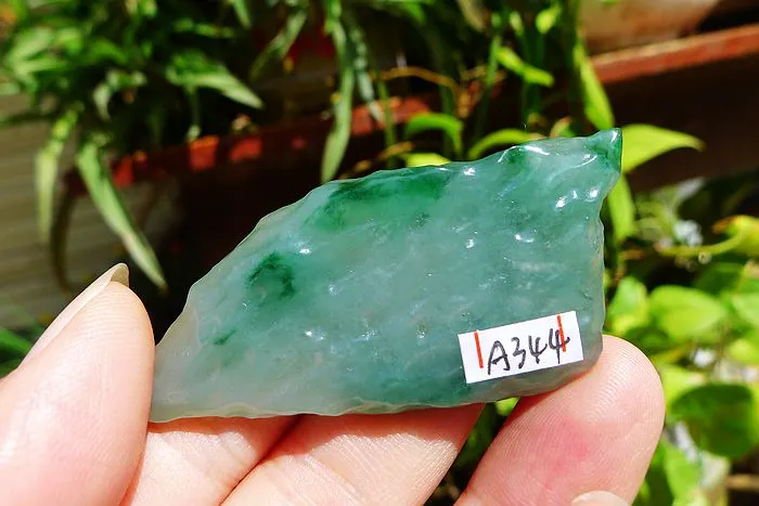 Natural Jade Rough Jadeite Raw (22g,5.7X2.5X0.8cm)