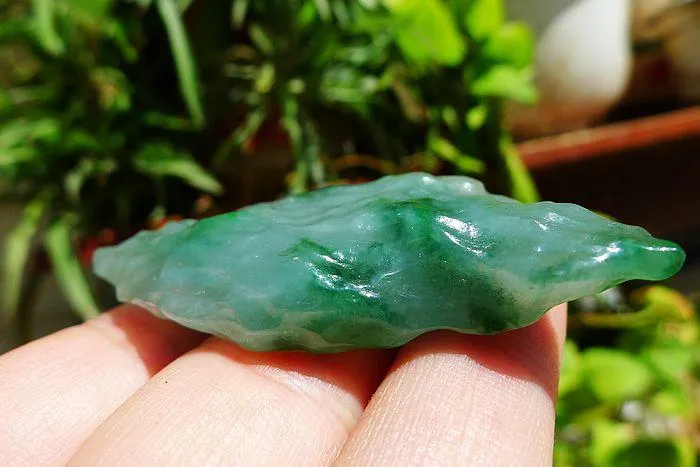 Natural Jade Rough Jadeite Raw (22g,5.7X2.5X0.8cm)