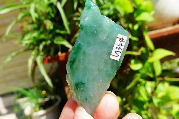 Natural Jade Rough Jadeite Raw (22g,5.7X2.5X0.8cm)