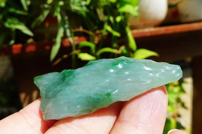 Natural Jade Rough Jadeite Raw (22g,5.7X2.5X0.8cm)