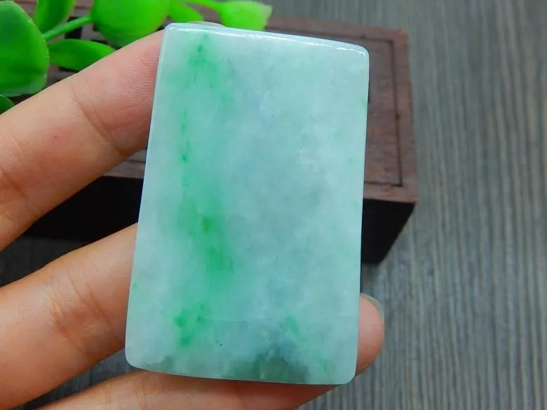 Natural Jade Rough Jadeite Raw (25g, 55X33X4.7mm)