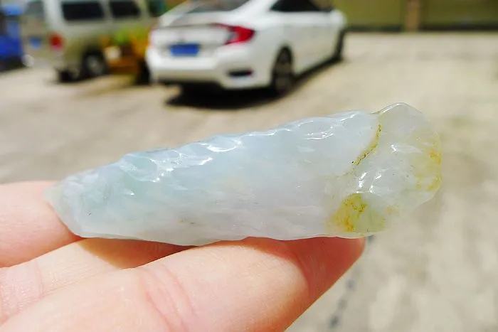 Natural Jade Rough Jadeite Raw (30.5g,6X2.2X1.4cm)