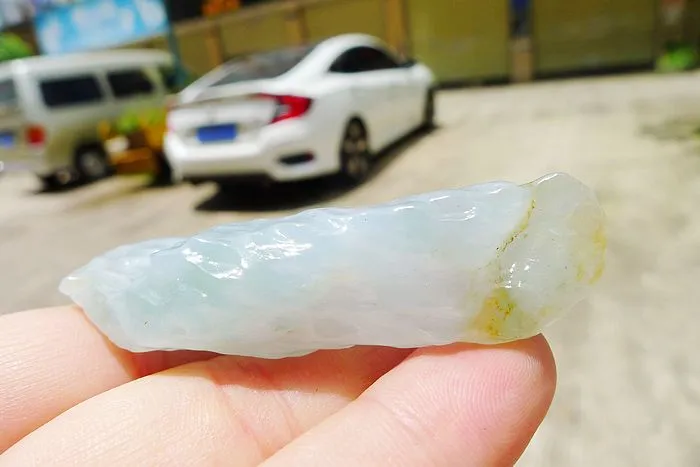 Natural Jade Rough Jadeite Raw (30.5g,6X2.2X1.4cm)